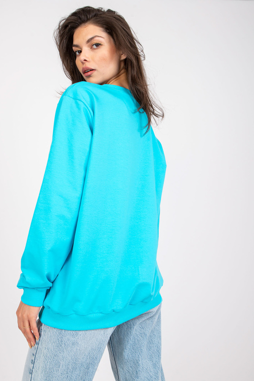 Sinine ja valge oversize kapuutsita...