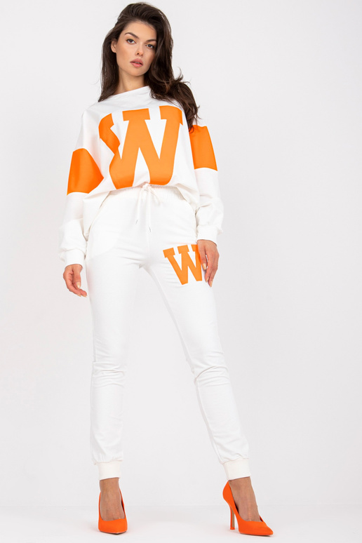 Valge ja oranži puuvillase...