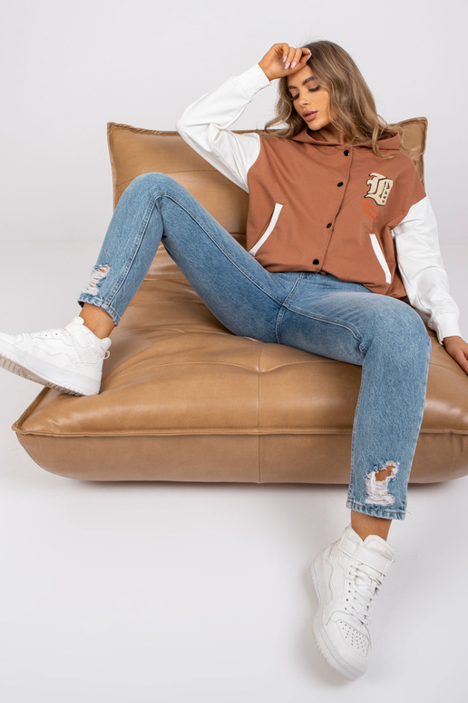 Helepruun pesapalli dressipluus...