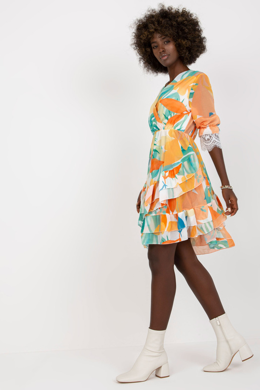 Oranžikasroheline ümbriskleit... Oranžikasroheline ümbriskleit...