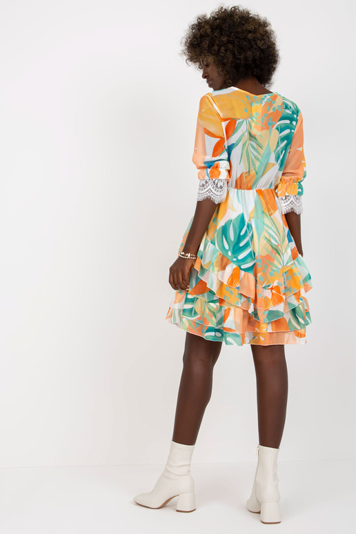 Oranžikasroheline ümbriskleit... Oranžikasroheline ümbriskleit...