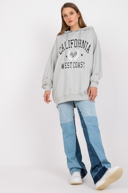 Hall printi ja pikkade varrukatega...