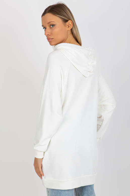 Ecru pikk oversize kapuutsiga...