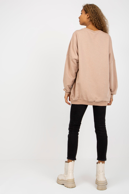 Beež lahtine naiste trükiga dressipluus