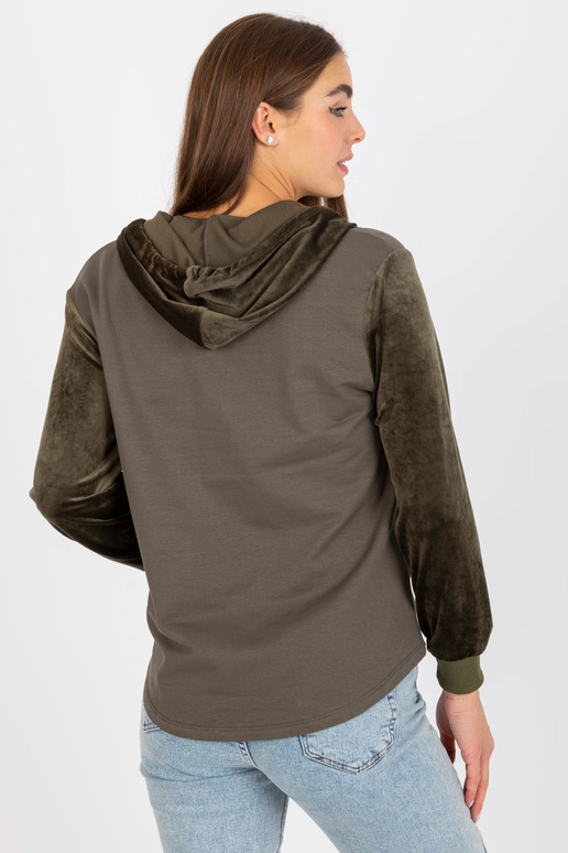 Khakivärvi puuvillane dressipluus...