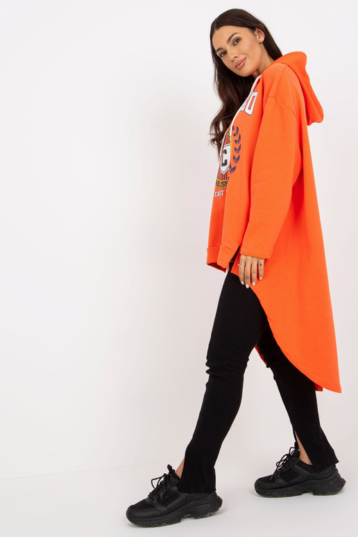 Oranž Damen Hoodie ja Print