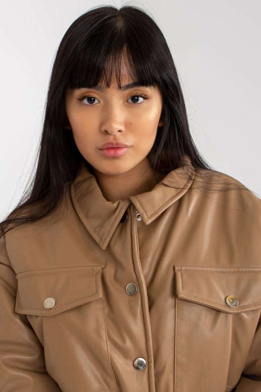 Öko-nahast kaameli sulejope nööpidega