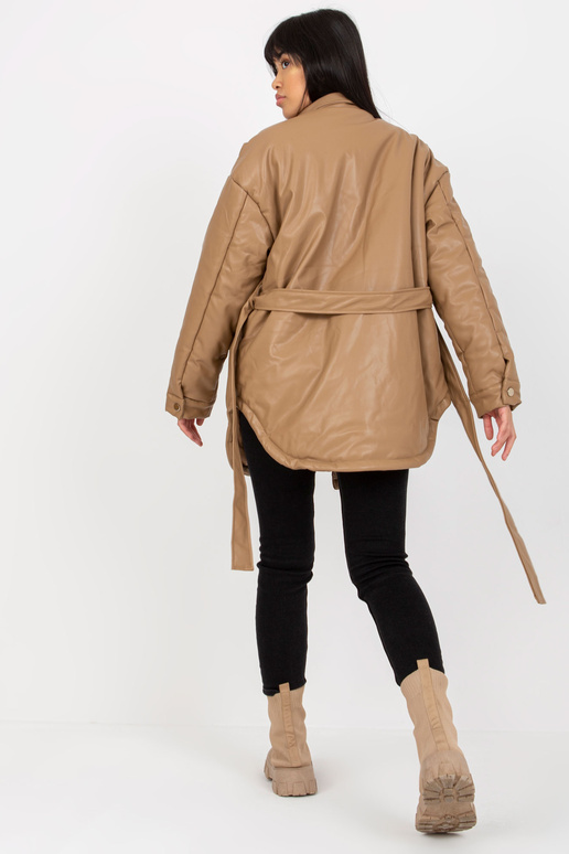 Öko-nahast kaameli sulejope nööpidega