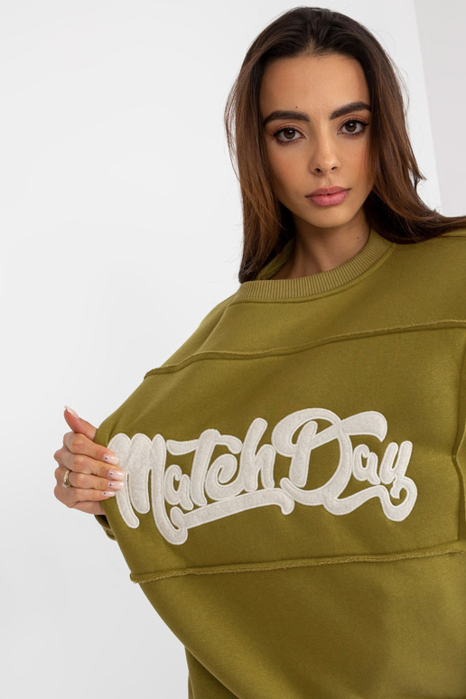 Olivgrünes Kapuzen-Plaastritega...