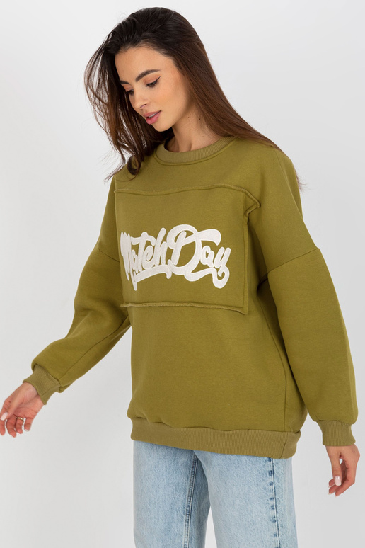 Olivgrünes Kapuzen-Plaastritega...