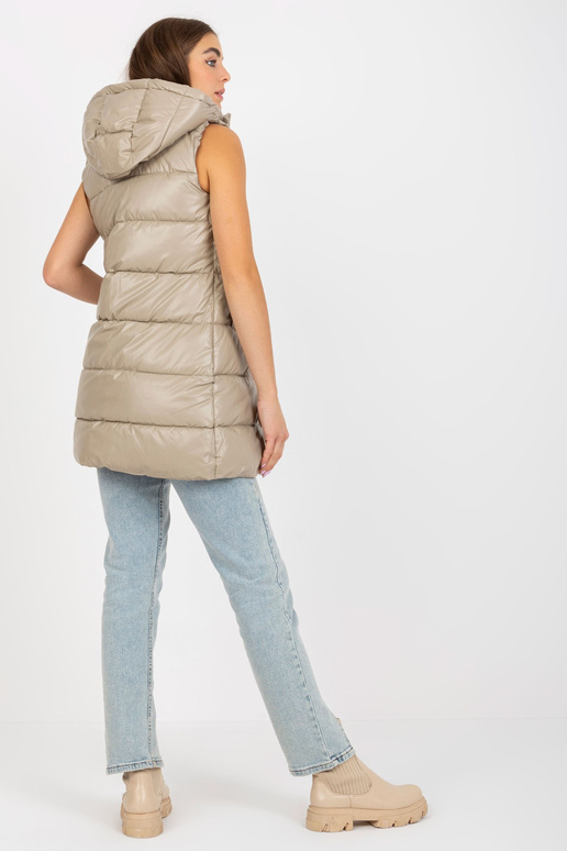 Tumebeež lakiga kapuutsiga sulevest Tumebeež lakiga kapuutsiga sulevest