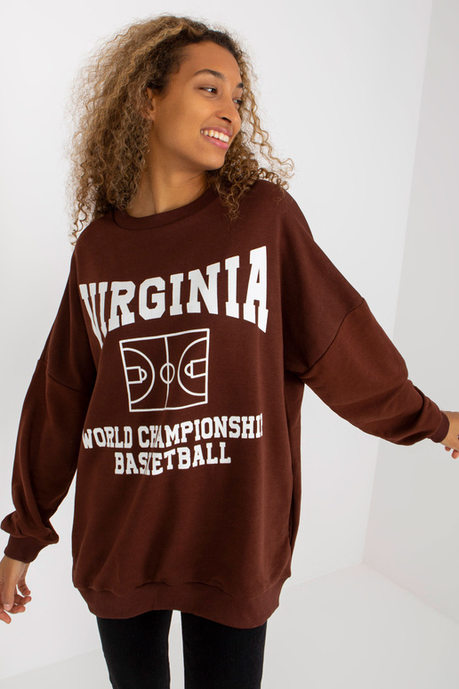 Tumepruun avar pusa prindi ja taskutega