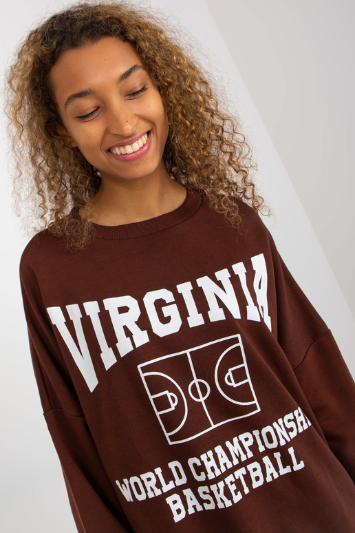 Tumepruun avar pusa prindi ja taskutega