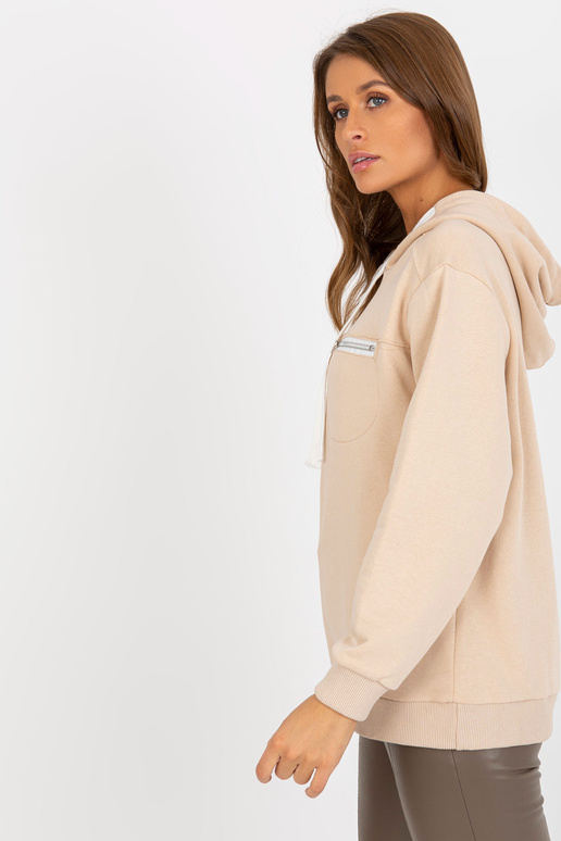 Hellbeiges dressipluus Kapuze ja...