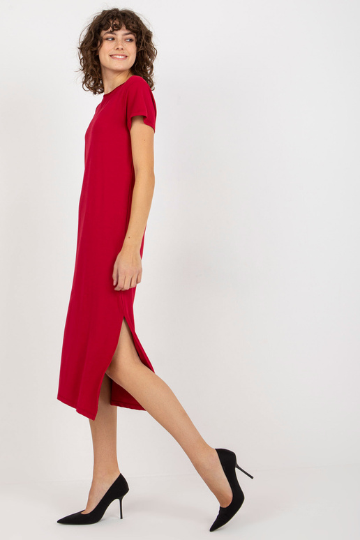 Liliane helepruun lõhikutega midikleit