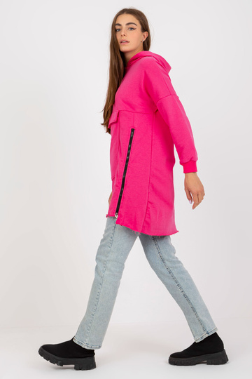 Fluo roosa puuvillane pikk...