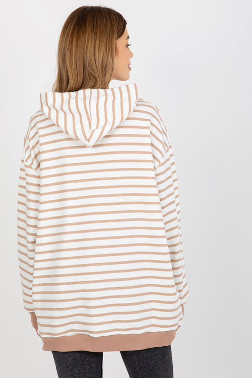 Camel White lahtine triibuline kapuuts