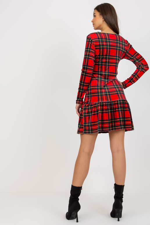 Sukienka-RP-SK-8219.86-Czarno-Czerwony Sukienka-RP-SK-8219.86-Czarno-Czerwony
