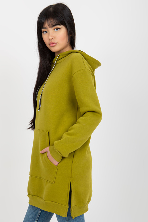 Oliivipunane pikk dressipluus...