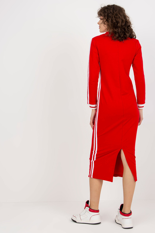 Punane triipudega midi dressidress Punane triipudega midi dressidress
