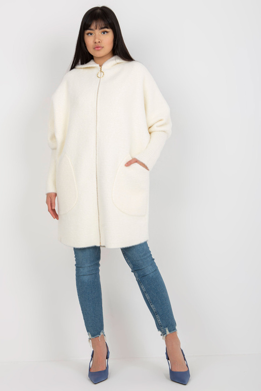 Ecru naiste alpaka mantel taskute ja...