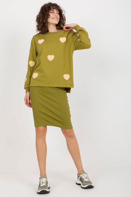 Olive vabaaja komplekt liibuva kleidi... Olive vabaaja komplekt liibuva kleidi...