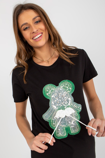 Must ja roheline puuvillane...