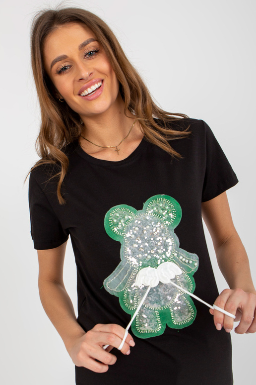 Must ja roheline puuvillane naiste... Must ja roheline puuvillane naiste...