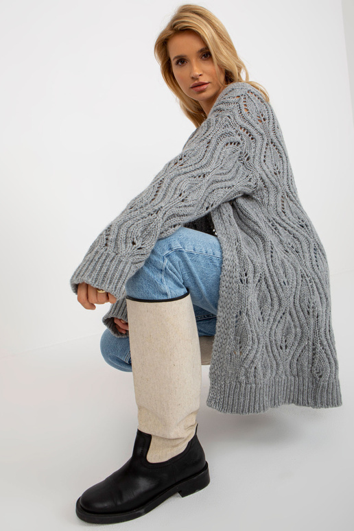 Kardigan-BA-SW-3021.00P-szary Kardigan-BA-SW-3021.00P-szary