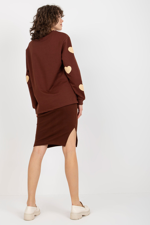 Tumepruun vabaaja komplekt triibulise... Tumepruun vabaaja komplekt triibulise...