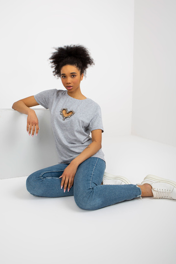 Hall naiste T-särk südame... 2