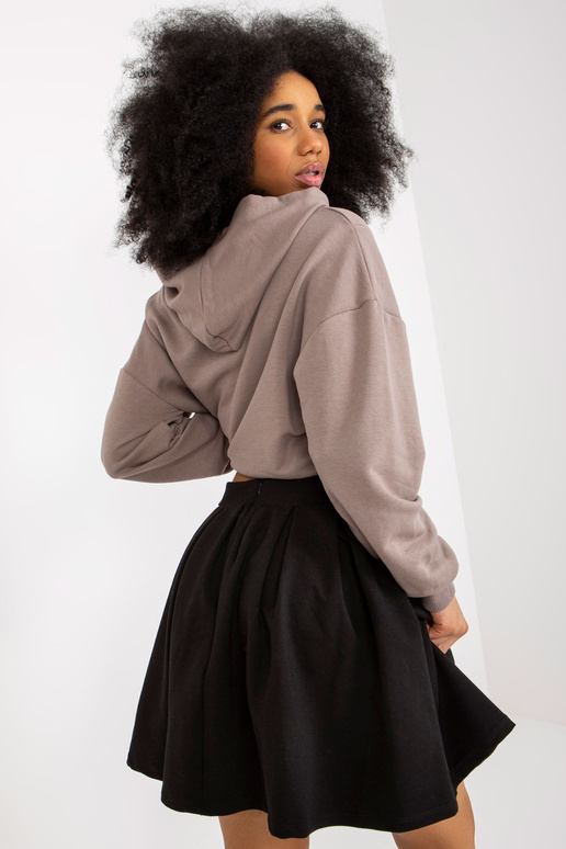 Pruun kaheosaline kapuutsiga...