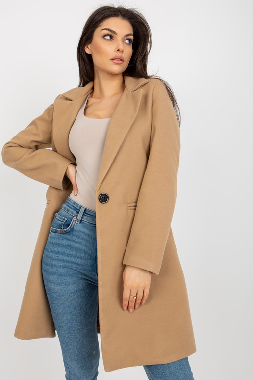 Ühe nööbiga suletav kaamelmantel OCH... Ühe nööbiga suletav kaamelmantel OCH...