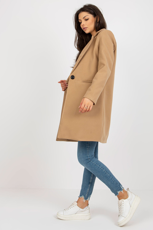 Ühe nööbiga suletav kaamelmantel OCH... Ühe nööbiga suletav kaamelmantel OCH...