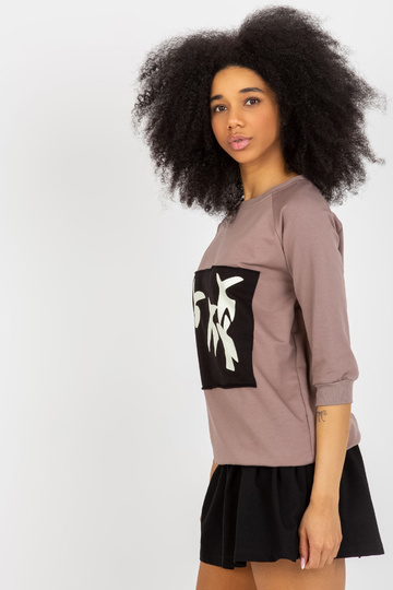 Pruun naiste dressipluusi...