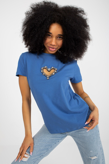 Tumesinine puuvillane...