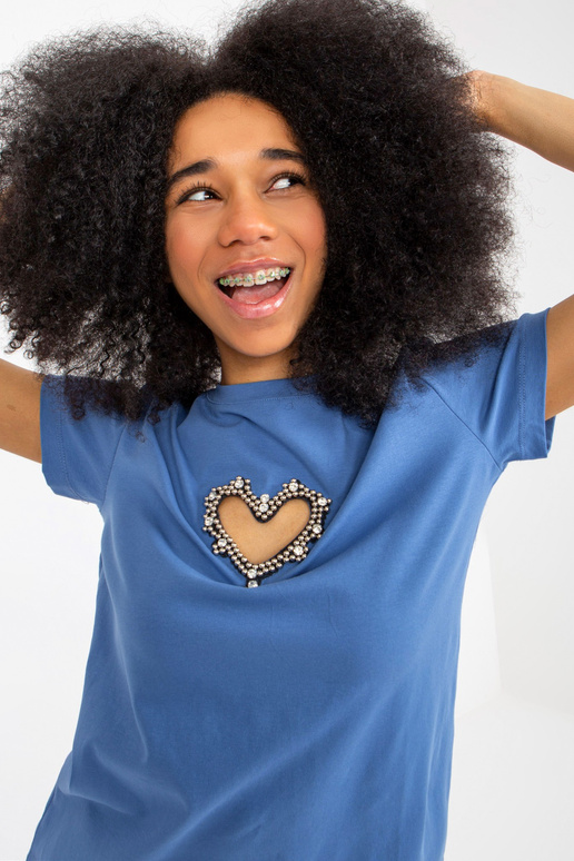 Tumesinine puuvillane...