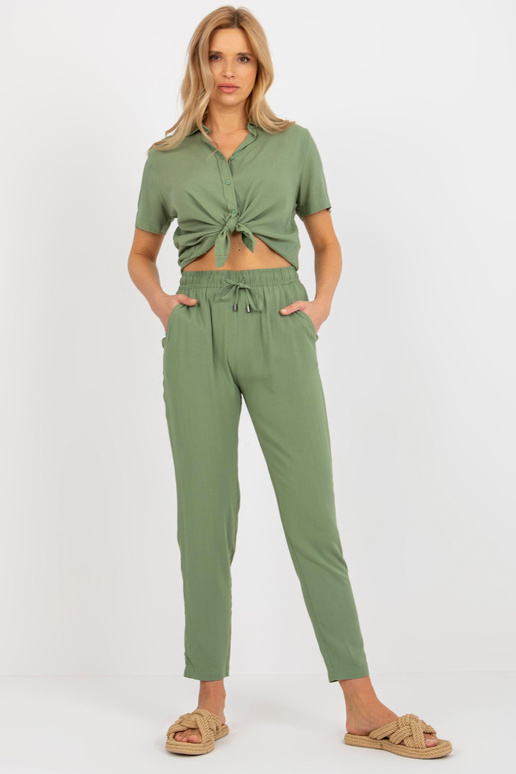 Kangast khakivärvi viskoospüksid...