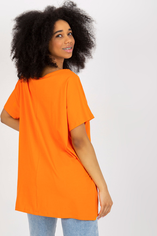 Oranž Viscose Basic lühikeste...
