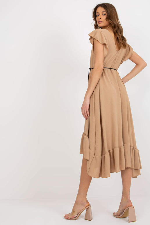 Camel oversize kleit flantsi ja vööga
