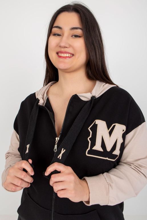 Must ja beež laiade rihmadega pluss...