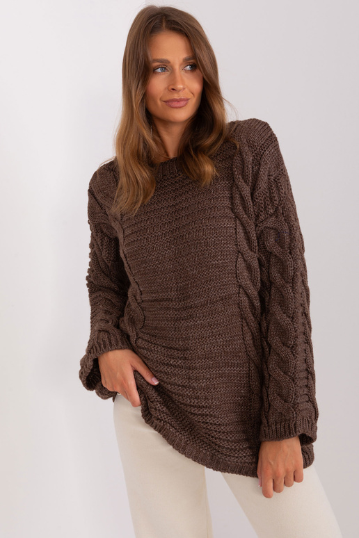 Kampsun-BA-SW-8047.92P-tumepruun