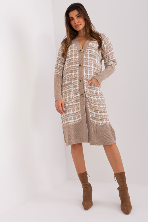 Kardigan-BA-SW-8003.41X-tumebeež Kardigan-BA-SW-8003.41X-tumebeež