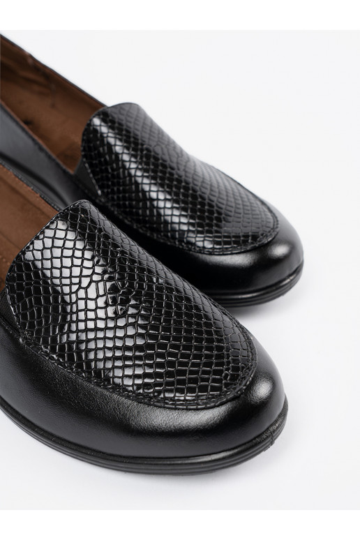  Naiste saapad z fakturą skóry węża