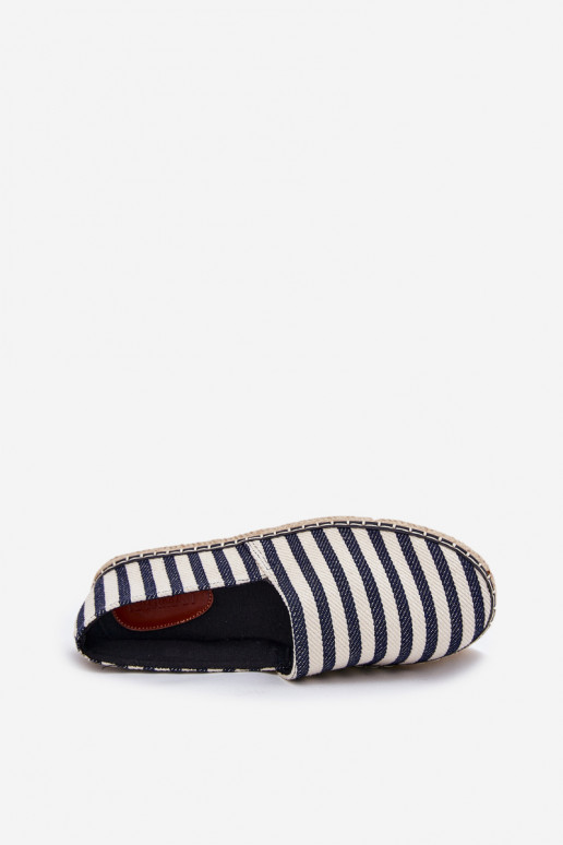 espadrillid Z Riidest triipudega tumesinist värvi Kerenz  espadrillid Z Riidest triipudega tumesinist värvi Kerenz