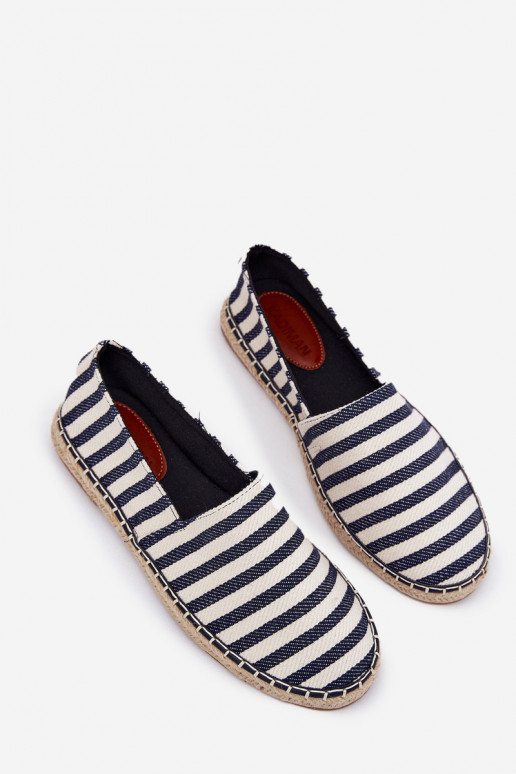 espadrillid Z Riidest triipudega tumesinist värvi Kerenz  espadrillid Z Riidest triipudega tumesinist värvi Kerenz