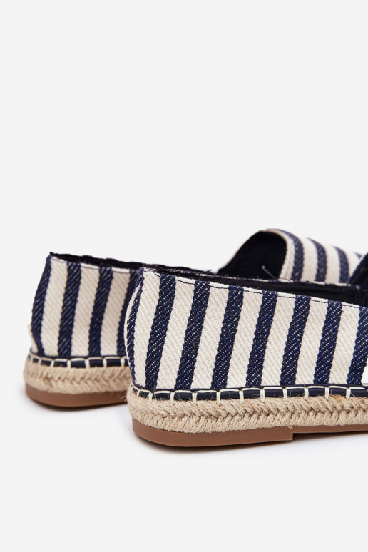 espadrillid Z Riidest triipudega tumesinist värvi Kerenz  espadrillid Z Riidest triipudega tumesinist värvi Kerenz