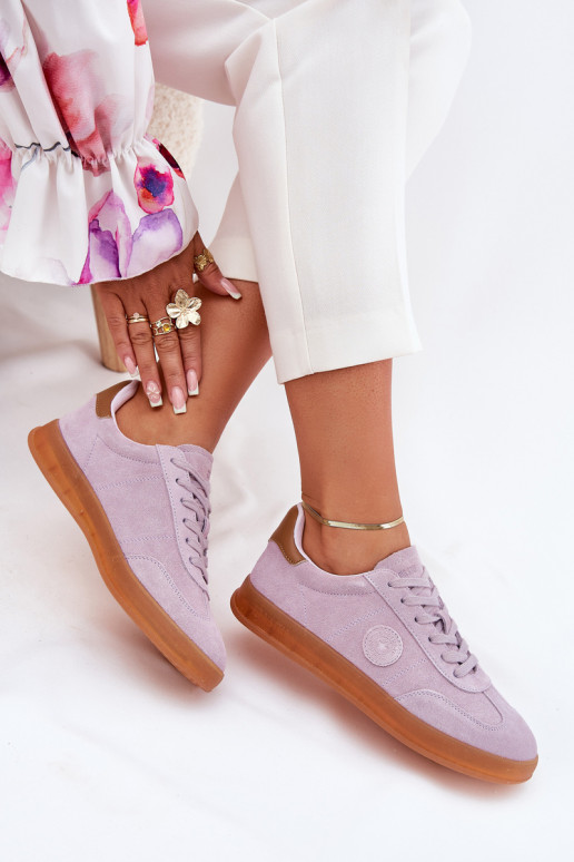 seemisnakhsed  tüüpi jalanõud  Big Star RR274850 HI-POLY SYSTEM Violetne värv