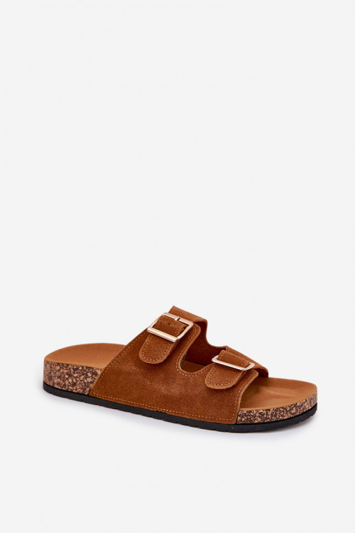 naiste plätud Ze Kuldset värvimi neetide ja pandlagami I Przeszyciami pruunid värvi Lunera