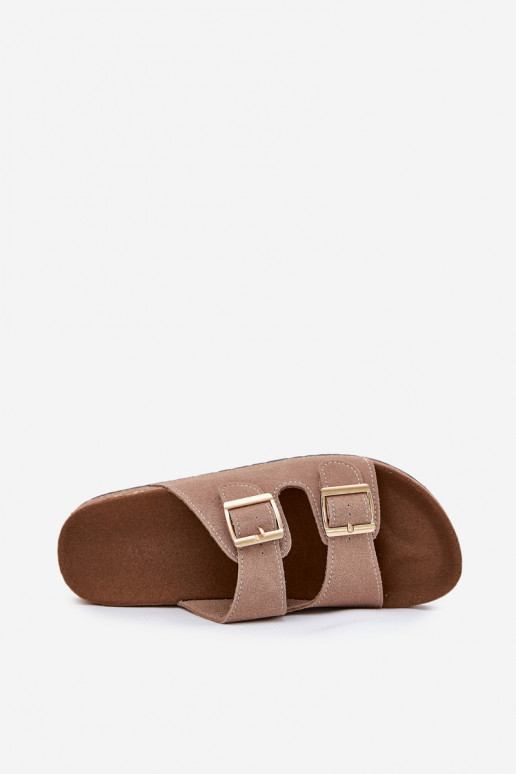 naiste plätud Ze Kuldset värvimi neetide ja pandlagami I Przeszyciami Khakivärvi Lunera